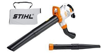 foto de picador y aspirador eléctrico stihl